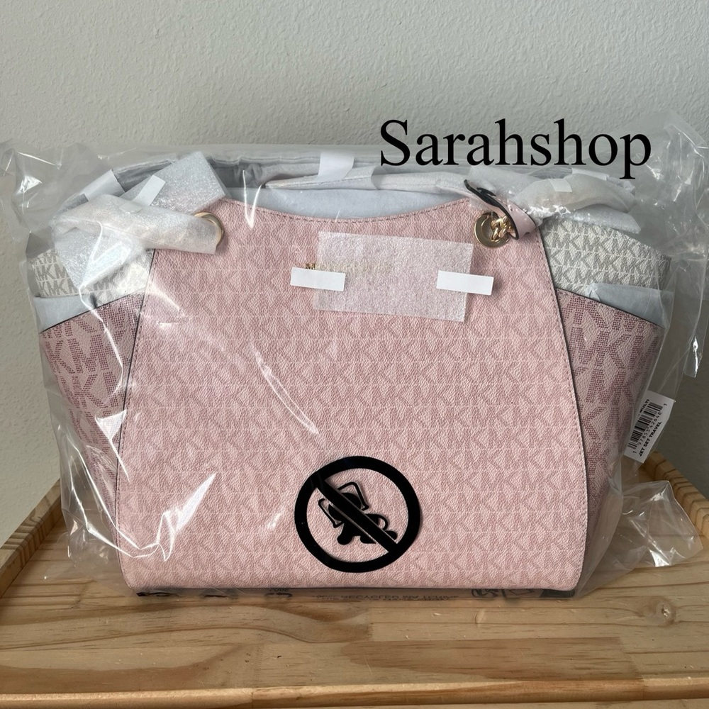 🌼Michael Kors Jet Set Travel Large Chain Shoulder Tote Set - Picture 16 of 16
